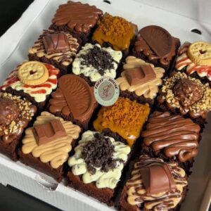 Personalized Toppings Traybake Brownies - 12 pieces